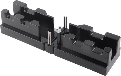 أداة قطع قياس Miter-2 في 1 ABS أسود 85-180 درجة قالب قياس زاوية لمشاريع الأعمال الخشبية و DIY in Kuwait