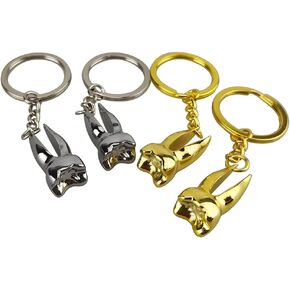 طيور 4pcs سلاسل المفاتيح الأسنان مولي الأسنان على شكل حلقة الأسنان هدية طب الأسنان in Kuwait