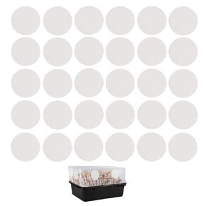 30 PCS 2.5 "الفطر مرشح Monotub تصريحات أقراص ، ملصقات ورق مرشح الفطر 2 مم 2 مم ، مستلزمات متزايدة ، غرف الإثمار monotub لتبادل الهواء in Kuwait
