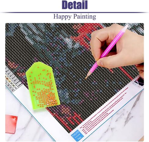 Halloween Girl Diamond Painting Kits for Adults, DIY 5D Woman Diamond Art Kits for Beginners, Diamond Dots Kits Gem Arts Crafts for Home Wall Decor 14x14Inch in Saudi Arabia