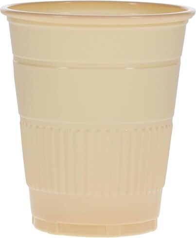 HSB 109256, Disposable Drinking Cups, 5oz, Thick-Walled & High-Gloss Finish, Easy-Grip Embossed, Double-Rolled Lip for Comfort, Gray, 1000/Pk in Saudi Arabia
