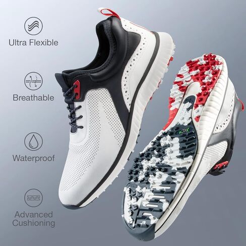 Johnston & Murphy Men XC4 H1-Luxe Hybrid White Waterproof Full Grain 12 M US in Saudi Arabia