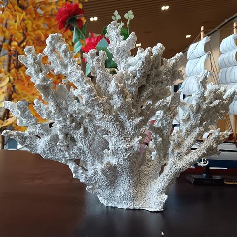 الشعاب المرجانية Decorlwhite ، تماثيل المرجان الاصطناعي ، الزخارف البحرية للمنازل ذات الطابع الشاطئ ، زينة المحيط المرجانية الاصطناعية (رمز متوسط) in Kuwait