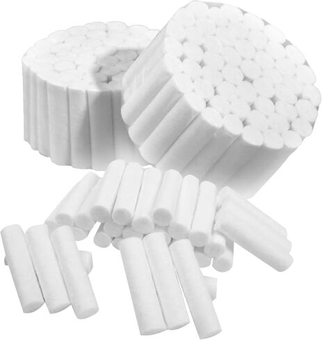 750 PCs Dental Grade Capra Advanced 1.5" Cotton Rolls Size 2 by Omnia ONE | Non-Sterile High Absorbent Cotton Pads for Dentists in Saudi Arabia