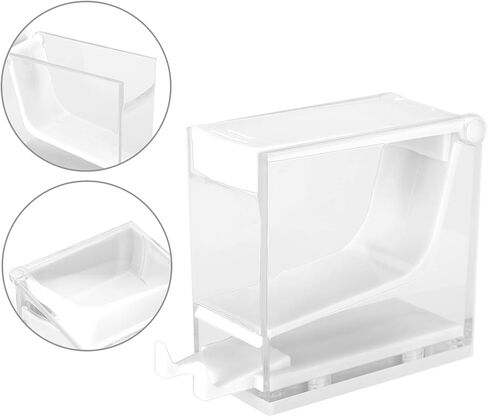 4 Colors Dentist Cotton Roll Dispenser Divider Press Type Holder (White) in Saudi Arabia