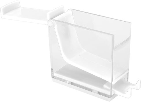 4 Colors Dentist Cotton Roll Dispenser Divider Press Type Holder (White) in Saudi Arabia