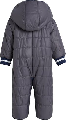 URBAN REPUBLIC Baby Boys' Pram Snowsuit - Quilted Fleece Lined Snowsuit with Gloves - Outerwear Coveralls (Sizes: 3-9M) in Saudi Arabia