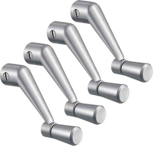 4 Pack Window Crank Handle Replacement H 3966 H 4106, 3/8" Spline Socket Crank Handle with Smooth 360 Degree Operation, Casement Window Rotating Handles Provide Security for Windows in Kuwait