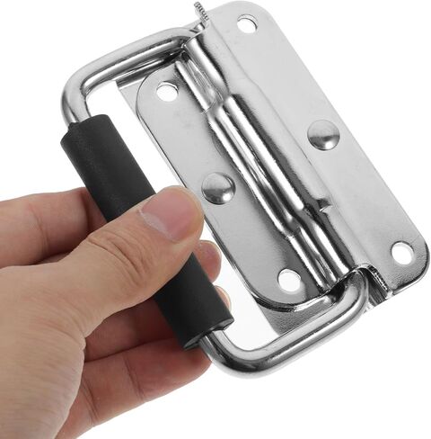 ARTIBETTER 4pcs Iron Case Handles Surface Mounted Chest Handles for Cabinets Tool Boxes and Industrial Equipment Ergonomic Design Easy Installation in Saudi Arabia