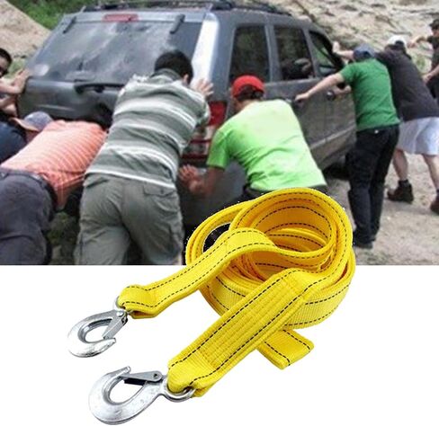 حزام السحب ، مع خطاف 5 طن حمولة طولها 13 قدمًا نايلون عالي القوة للسيارات شاحنات على الطرق الوعرة in Kuwait