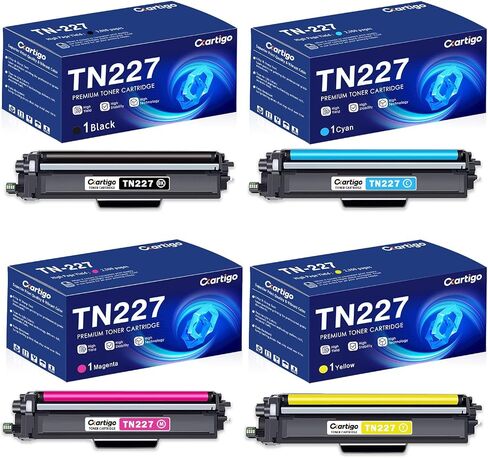 TN227 Black High Toner Toner Cartridge 1 Pack Pack Pack لـ TN-227 TN 227 متوافق مع الأخ HL-L3270CDW HL-L3230CDW HL-L3210CW HL-L3290CDW MFC-L3710CDW in Kuwait