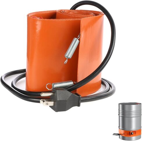 BEAMNOVA Metal Drum Heater 120V Pail Heating Band for 55 Gal Barrel 5 * 68.5 inch Honey Oil Silicone Rubber Heating Band Heavy Duty Temperature Controller in Saudi Arabia