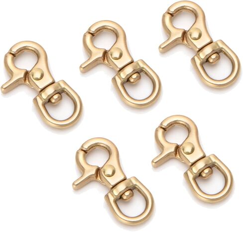 Wuta Solid Brass Trigger Snap Hooks Clasps Clasps دوار الزناد السنانير لأحزمة الأشرطة محوّلة مقاطع ثقيلة للخدمة in Kuwait