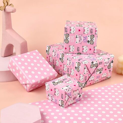 Fiehala Baseball Wrapp Wrapp Rolls - 3 لفات صغيرة - لفة ورق التغليف الرياضية للأولاد لعبة عيد ميلاد - 17 × 120 بوصة لكل لفة in Kuwait