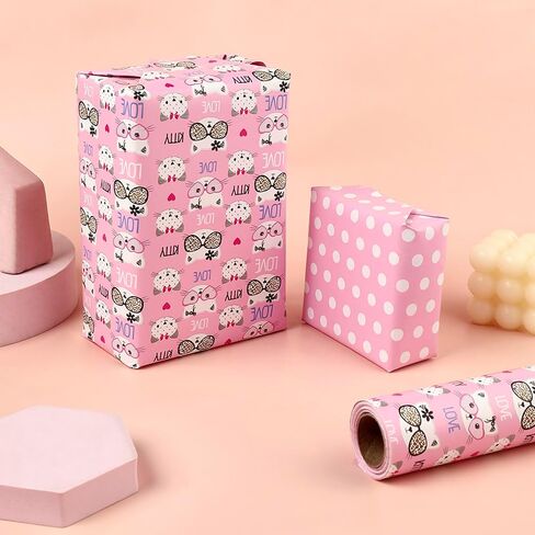 Fiehala Baseball Wrapp Wrapp Rolls - 3 لفات صغيرة - لفة ورق التغليف الرياضية للأولاد لعبة عيد ميلاد - 17 × 120 بوصة لكل لفة in Kuwait