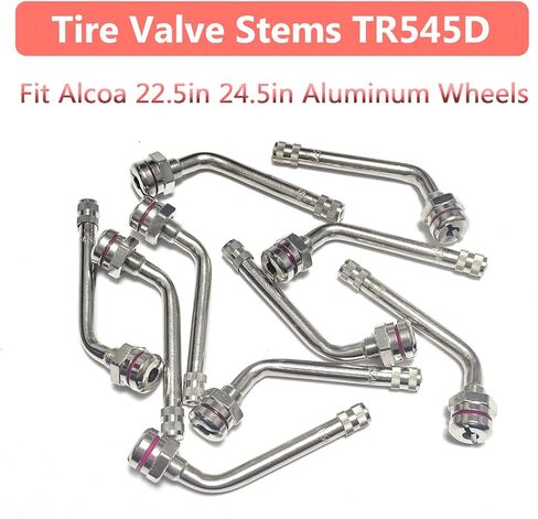 TR618A Heavy-Duty Clamp-In Tubeless Air Liquid Tractor Valve Stems - 2-Pack for Tubeless Tires, Industrial, Agricultural Wheels, Tractors & Graders in Kuwait