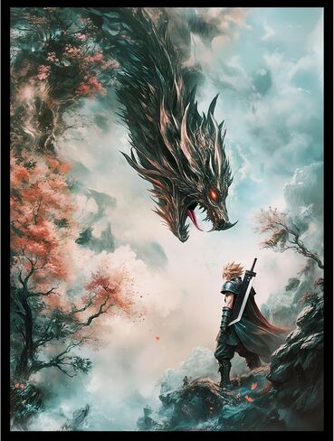 Ai Armor Graphene Series (Fantasy Dragon) - 105ct Textured Matte TCG/MTG Art Sleeves in Kuwait