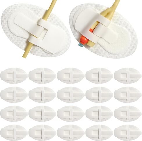 10 pcs Foley Catheter Stabilization Devices,Self-High Adhesive Catheter Supplies for Single/DoubleTube Holder Catheter Tape Fixation Device Strap Fixing Accessories,Catheter Holder in Kuwait