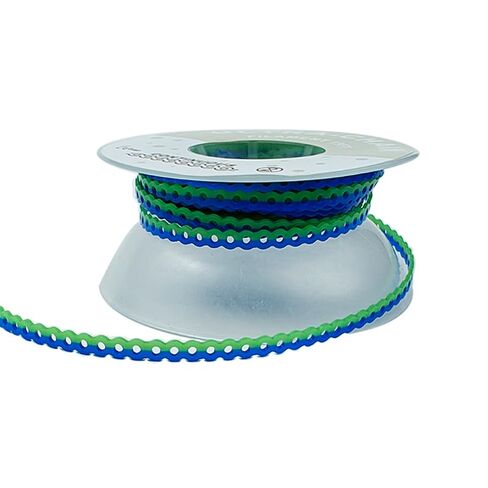 Strings Strend Stail السلطة اثنين من مجموعات الألوان الأسنان أشرطة تقويم الأسنان سلسلة الطاقة 15 قدم/لفة (الأزرق والأرجواني ، مستمر) in Kuwait