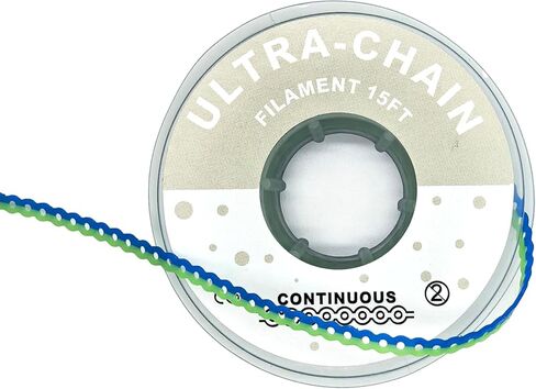 Strings Strend Stail السلطة اثنين من مجموعات الألوان الأسنان أشرطة تقويم الأسنان سلسلة الطاقة 15 قدم/لفة (الأزرق والأرجواني ، مستمر) in Kuwait