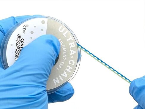 Strings Strend Stail السلطة اثنين من مجموعات الألوان الأسنان أشرطة تقويم الأسنان سلسلة الطاقة 15 قدم/لفة (الأزرق والأرجواني ، مستمر) in Kuwait