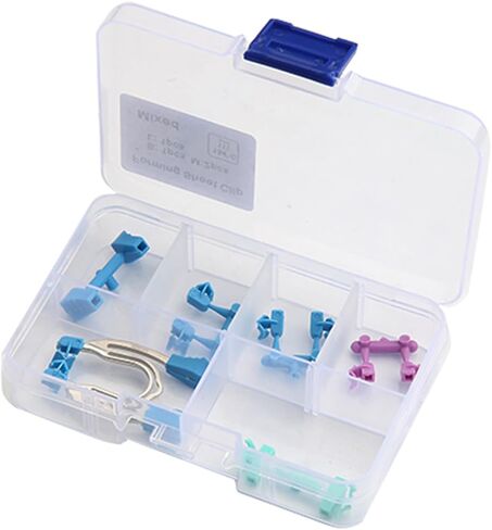 Dental Sectional Matrices Clip Matrix Sectional Contoured Matrices Clamps High Temperature Resistant Metal Spring Clip Rings (Type C） in Kuwait