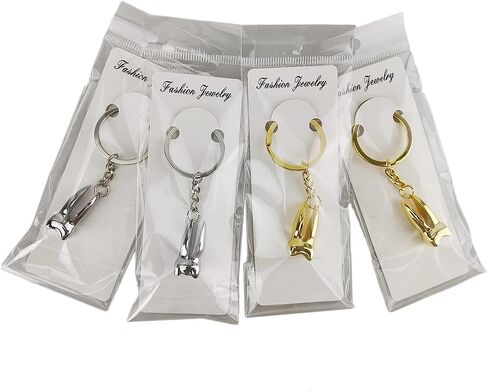 طيور 4pcs سلاسل المفاتيح الأسنان مولي الأسنان على شكل حلقة الأسنان هدية طب الأسنان in Saudi Arabia