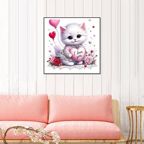 Hill Froeistung Butterfly Diamond Painting Kits للبالغين ، ومجموعات فنون فنية ميدان كاملة للمبتدئين ، وطلاء DIY 5D مع الحرف اليدوية الماس للهدايا على الحائط المنزلي （12 × 12 بوصة） in Kuwait