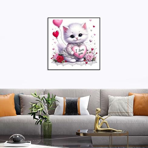 Hill Froeistung Butterfly Diamond Painting Kits للبالغين ، ومجموعات فنون فنية ميدان كاملة للمبتدئين ، وطلاء DIY 5D مع الحرف اليدوية الماس للهدايا على الحائط المنزلي （12 × 12 بوصة） in Kuwait