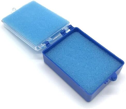 100 PCS صناديق تاج الأسنان مع حالة تخزين قشرة الأسنان الرغوية لعيادة مختبر الأسنان (أسود 2 بوصة) in Kuwait