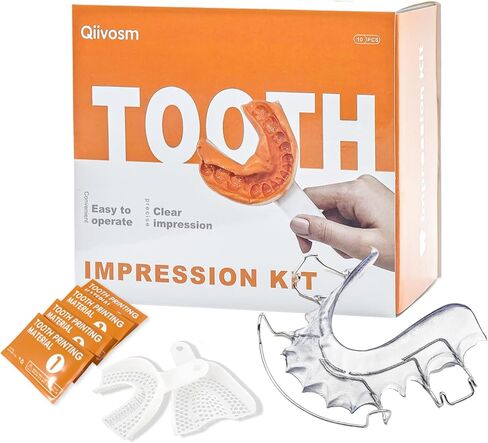 Hawley Dental Retainers, Custom Guard for Upper and Lower Teeth (Pink) in Kuwait