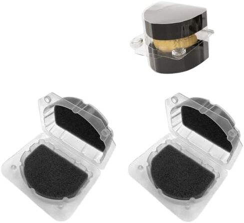 Dental Model Carrier & Denture Box with Foams Ortho Appliance Care Disposable Plastic Clear Cases (10) in Kuwait