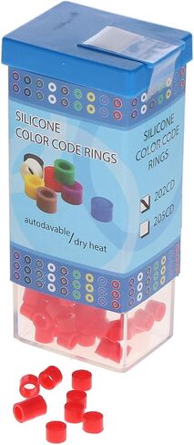 Plasdent 202CD-5N Dental Instrument Code Rings Red 60/PK in Kuwait