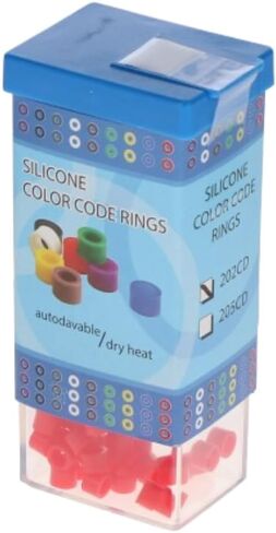 Plasdent 202CD-5N Dental Instrument Code Rings Red 60/PK in Kuwait