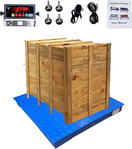 Industrial Floor Scale, 48" x 48", 10000LB/1LB, PEC Focus on Industry for 60 Years in Saudi Arabia