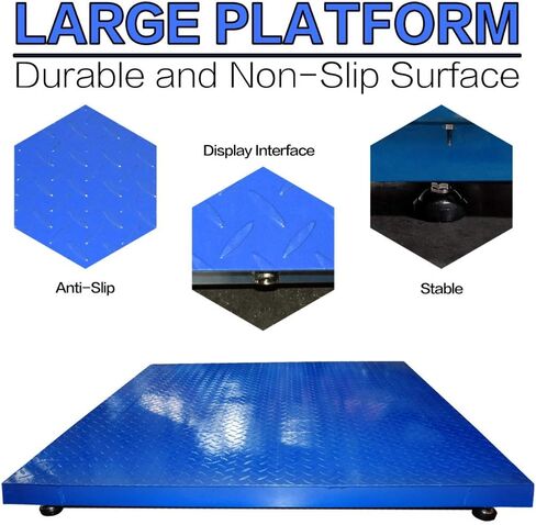 Industrial Floor Scale, 48" x 48", 10000LB/1LB, PEC Focus on Industry for 60 Years in Saudi Arabia