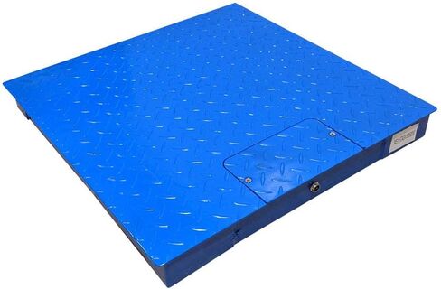 PEC Tools FS Series Professional Grade Steel Floor Scale - مقياس البليت الشاق ومقياس الشحن للاستخدام الصناعي - مقياس الوزن للحزم حتى 1000 × 0 رطل - 24 × 24 in Saudi Arabia