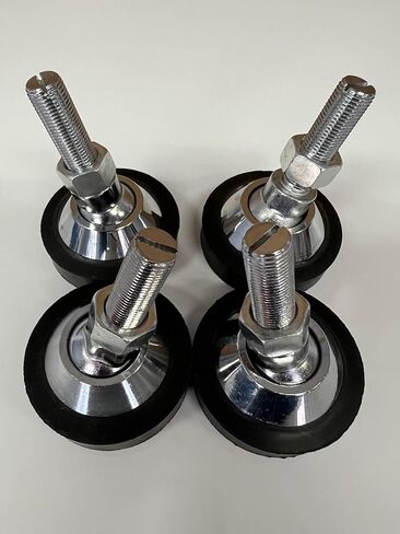 Package of 4 Legs/Feet for Floor Scale/Platform/Load Cell Adjustable Swivel Alloy Steel Foot 1/2-20,New in Saudi Arabia