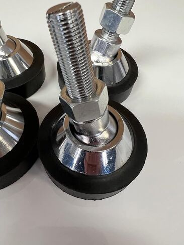 Package of 4 Legs/Feet for Floor Scale/Platform/Load Cell Adjustable Swivel Alloy Steel Foot 1/2-20,New in Saudi Arabia