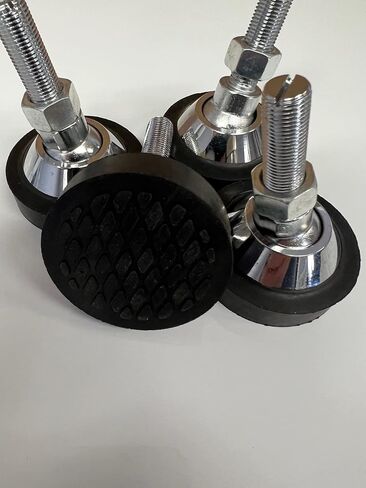 Package of 4 Legs/Feet for Floor Scale/Platform/Load Cell Adjustable Swivel Alloy Steel Foot 1/2-20,New in Saudi Arabia