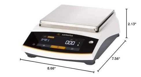 Sartorius Professional Weighing System Entris II Compact Precision Scale Lab Balance, 2220g, 0.01g New Entris Model BCE 2202-1S External Cal in Kuwait