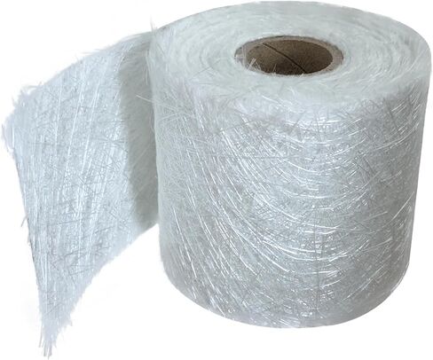 حصيرة الألياف الزجاجية المفرومة ، 10 ياردة × 4 '' 'fiberglass roll لفة ، 1.5 أونصة ، بدلة لتشكيل أسطح قوارب السيارات وتعزز الإصلاحات (1 ، 10 ياردة × 4' '، 1.5 أوقية) in Kuwait