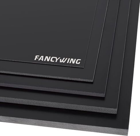 G10 Fiberglass Sheet, 200X300X1.5MM Glass Fiber Composite Laminate Board, Epoxy Resin Panel for DIY Models, RC, 3D Printing, Electrical Insulation 1.5mm Thickness Black in Kuwait