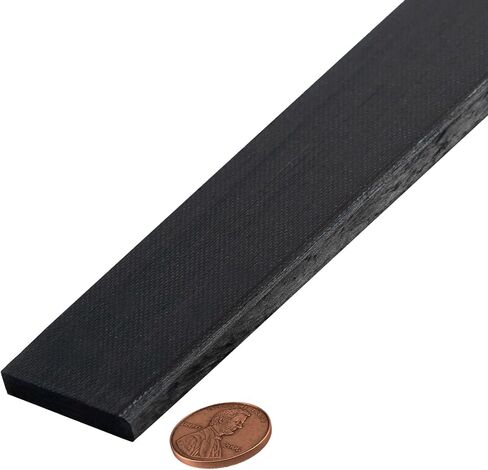 12x1x1/5 Inch Carbon Fiber Board Solid Flat Stock Construction Grade 305x25x5mm in Saudi Arabia