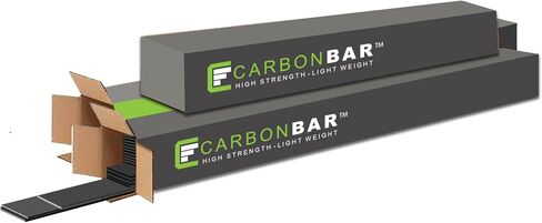 12x1x1/5 Inch Carbon Fiber Board Solid Flat Stock Construction Grade 305x25x5mm in Saudi Arabia
