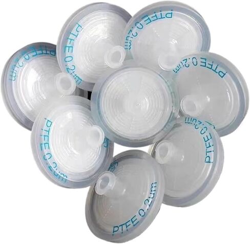 10pcs/lot 30mm 0.2/0.45um مرشح هواء قابل للتصرف مع مرشح فصل البخار الغشائي ptfe مسعور ومرشح حظر الماء (30 مم 0.2UM) in Kuwait
