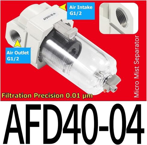 Air high Precision Oil-Water Separation Filter AF/AFD/AFM20/30/40-M5/02/03/04 Filtration Accuracy 0.01μm 0.3μm(AFM30-03) in Kuwait