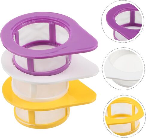 PRETYZOOM 3Pcs Mesh Cell Filter for Laboratory Use Strainer Tool for Science Experiments Fine Mesh Design for Precise Filtration and Separation Easy to Clean in Saudi Arabia