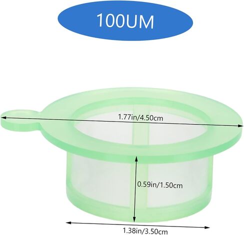 AmoSfun 2PCS مصافي الخلية القابلة للتخلص من أدوات تصفية الخلية للتجارب المختبرية غربال شبكة ترشيح موثوقة للتدريس والبحث الاستخدام in Saudi Arabia