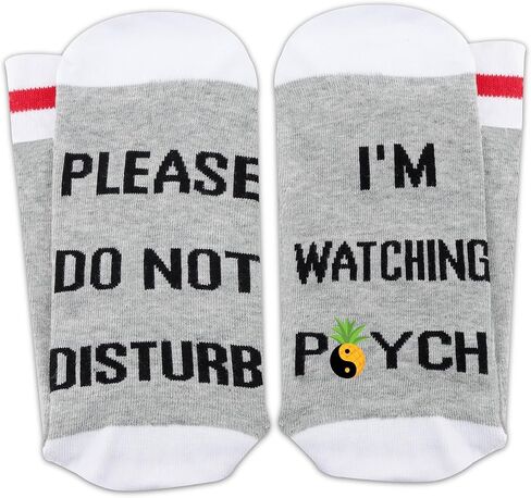 2PAIRS Novelty Detective Drama Inspired Socks Present TV Show Socks For Fans in Saudi Arabia